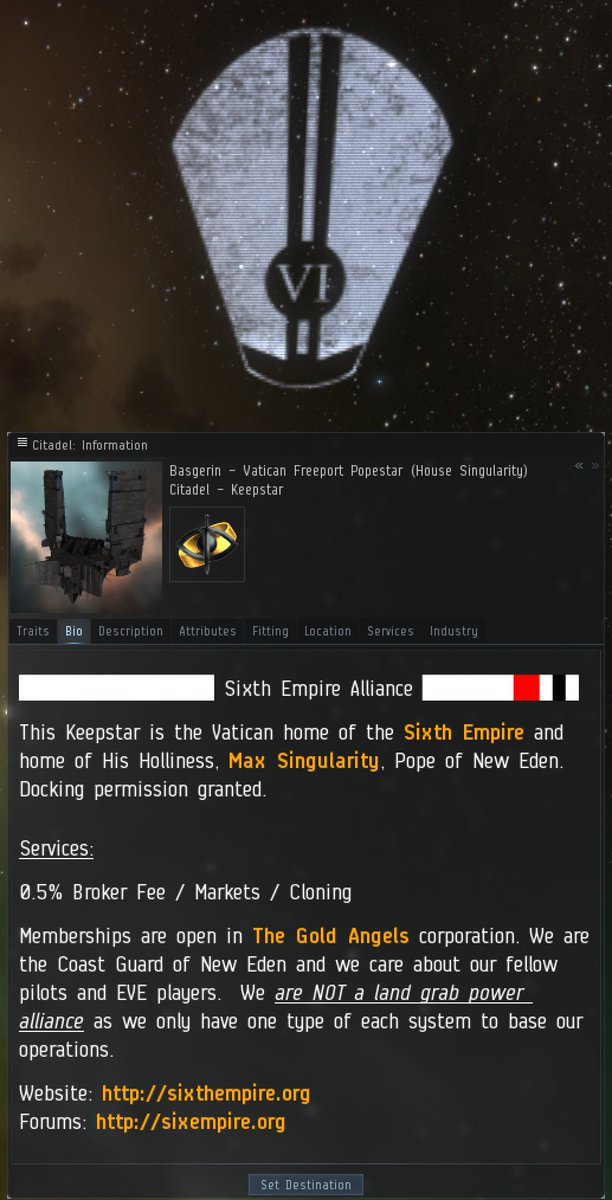 MaxSingularity's tweet photo. Thank you MC and @Seleene_EVE for the Merry Maxmas present to the Sixth Empire. All the planning, all the dreams, all the efforts of hundreds of players came through for just a few. And thank you @TheMittani for our Nullsec home of "Sarkis". #EveCommunity #tweetfleet https://t.co/ob23ovwew2