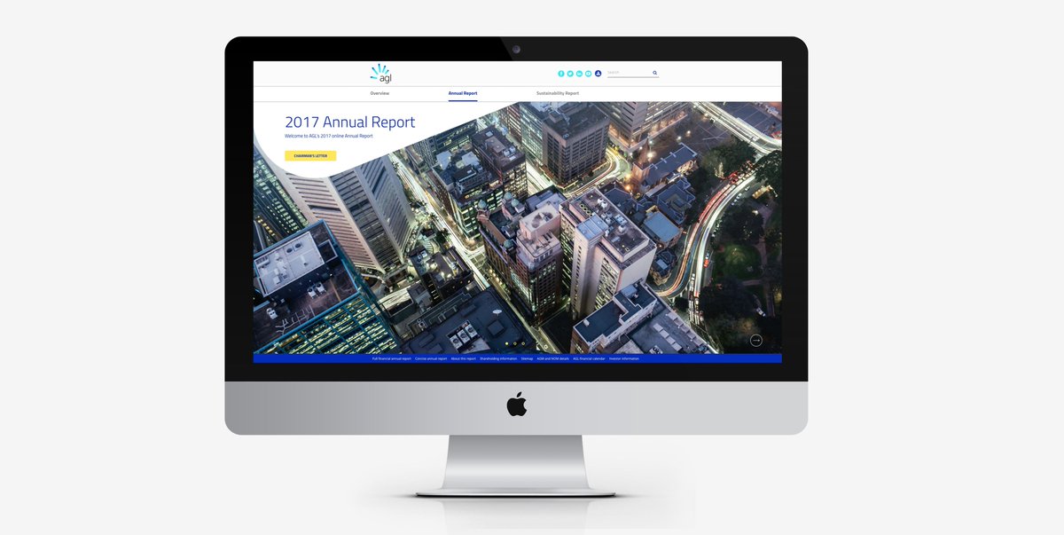 Designate’s clients were very well-represented at AIRA’s 2017 Awards Night. An enormous congratulations to @aglenergy who took out the ‘Nasdaq award for best use of technology for communication by an Australasian company’.