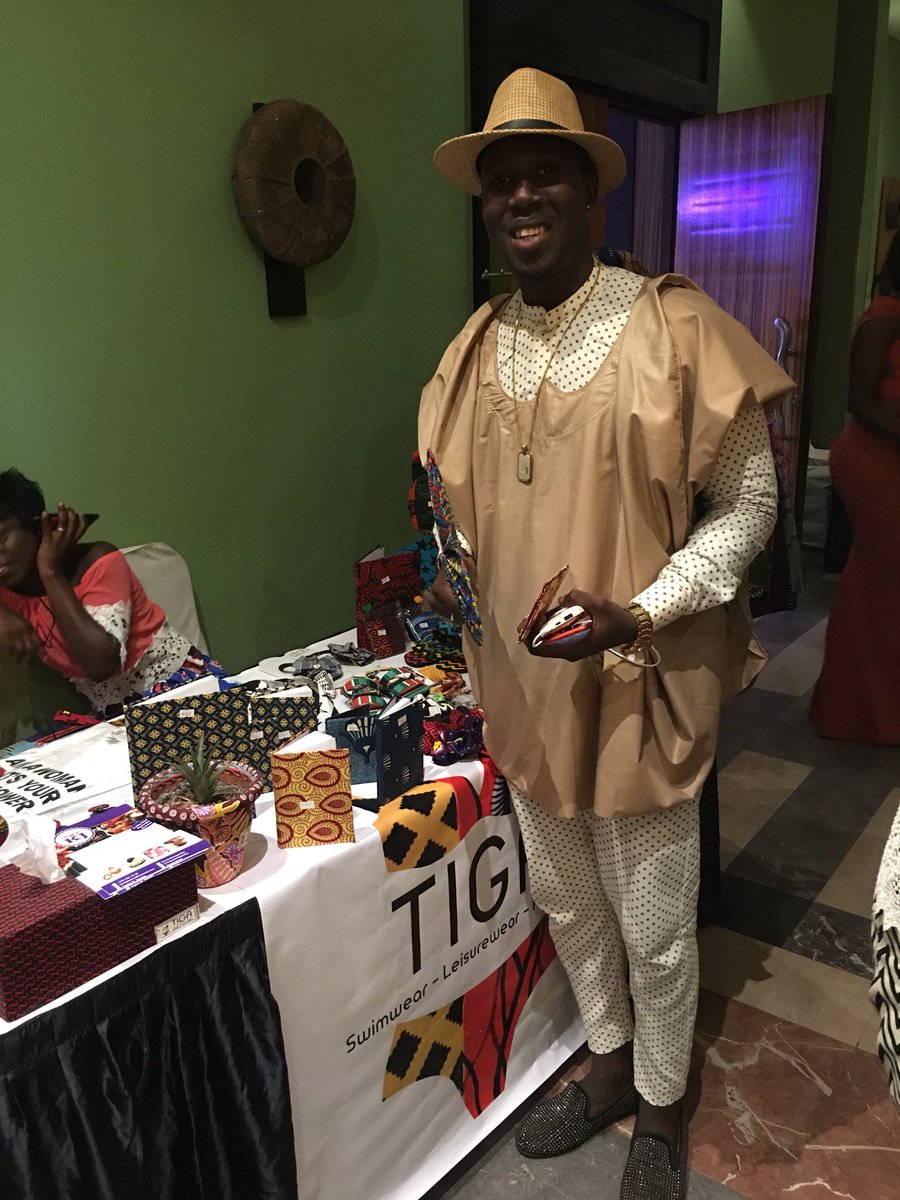 TIGAGambia's tweet photo. @fashionweekendgambia was so much fun for us. Thanks to everyone that stopped by our stall, we appreciate you all ❤️ #TiGA #FWG2017 #wax #fashion #boromwax #madein🇬🇲 #handmade #unique #quality https://t.co/V1UVb8SKwD
