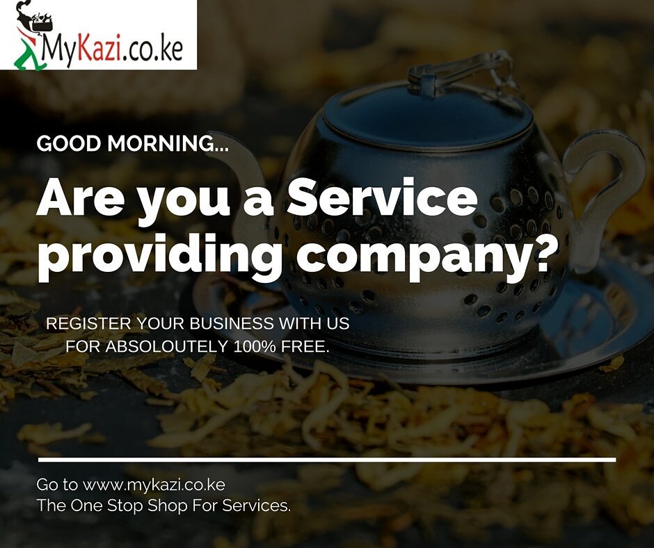 MyKazi_Kenya's tweet photo. #MyKazi #onestopshopforservises #Newdeals #startup #online #market #free #builderskenya #Money #MondayVibes #Kenya https://t.co/yHNUkOlKDt