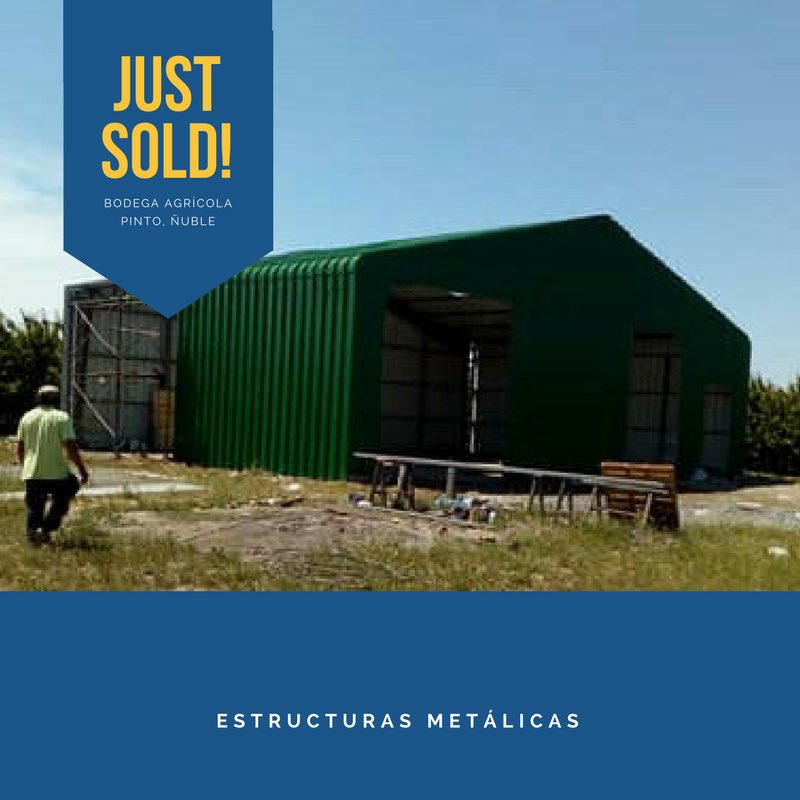 Campotech_Chile's tweet photo. Galpones en estructura metálica 
Campotech - Ñuble https://t.co/hlvtdlz1sB