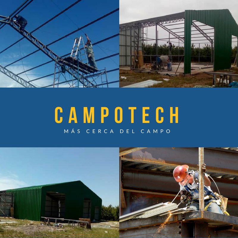 Campotech_Chile's tweet photo. Galpones en estructura metálica 
Campotech - Ñuble https://t.co/hlvtdlz1sB