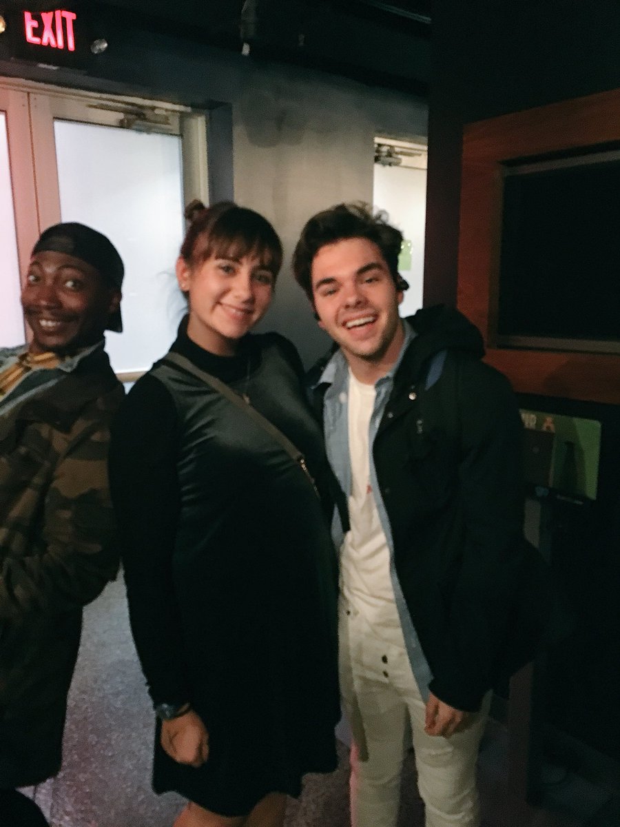 amsikkila's tweet photo. Okay so @GraysonDeWolfe is super sweet...and yeah #SnowShow17 https://t.co/jgwHbLH2nf