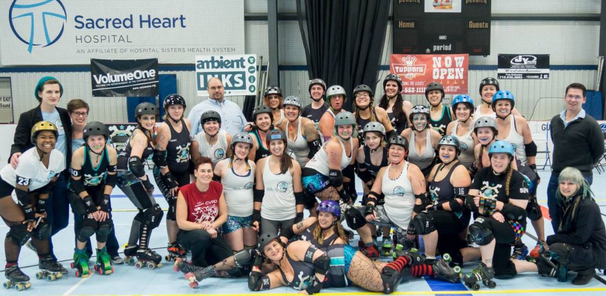 CVRDerby's tweet photo. Check out the amazing photos of this past Saturday's bout against the @MNRG Debu-Taunts! https://t.co/8YWoQLQVA9 #rollerderby #skaters #bouting #sports #fun #athletes https://t.co/bVGOfTY9IX