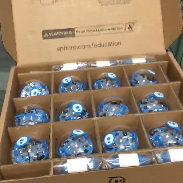 mrhohnbaum's tweet photo. Looking forward to #hourofcode this week, thanks to the early #Christmas gift from the #bsdfutureready team @beavertonsd @beavertonhigh #comecodewithme #bsd #bhs #beaverton #orleg @sphero #sphero https://t.co/2Xs4KAG5x8 https://t.co/LLQqCeYNFz