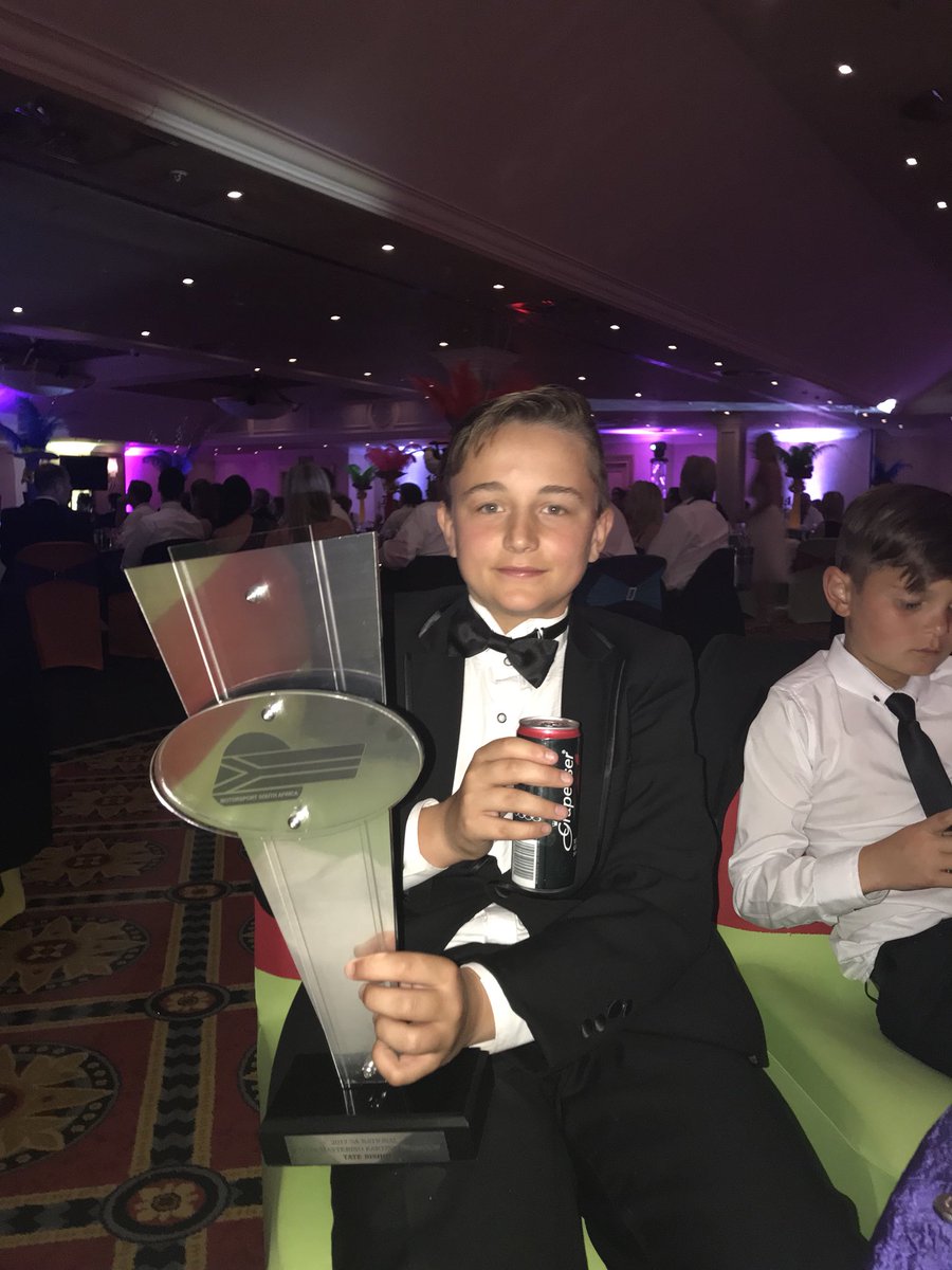 TimBishopSA's tweet photo. Well done @TateBishop - The new South African Maxterino Karting Champion 2017 #proudDad https://t.co/v5j0mq4eFa