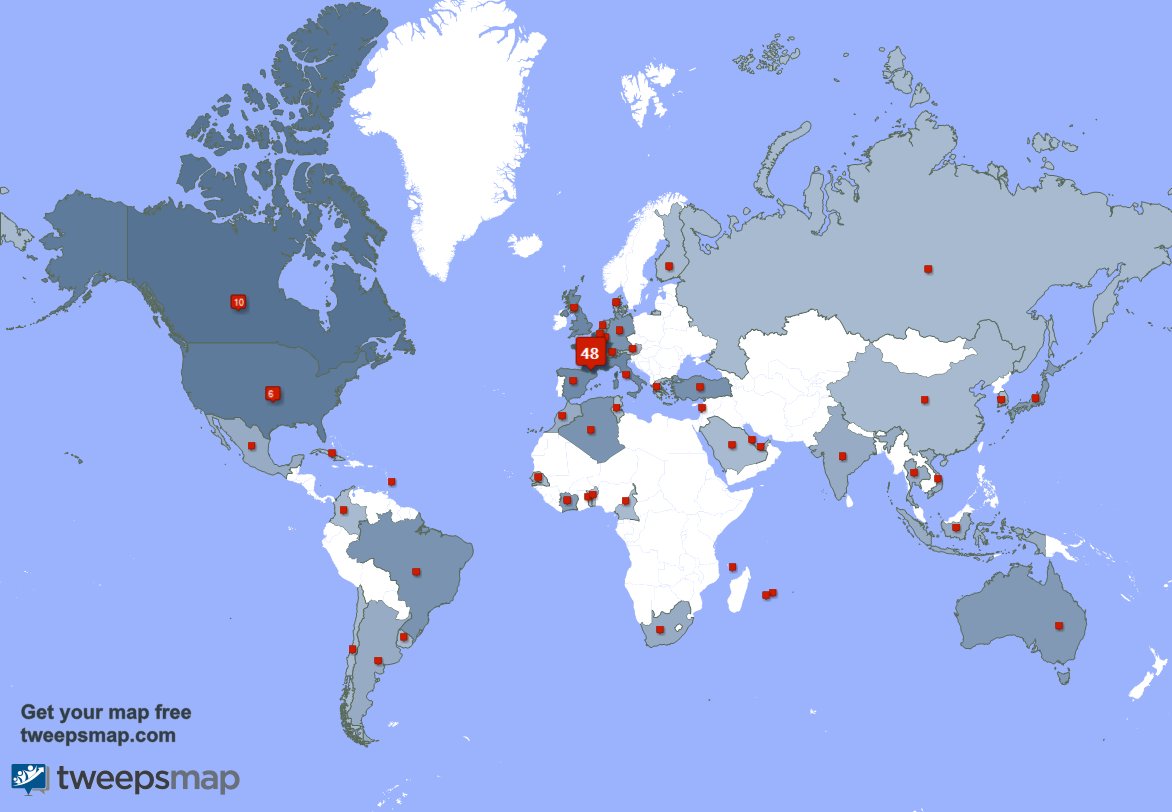 celinech86's tweet photo. Selon https://t.co/83x1kkroNh Mes followers vivent en: France(47%),Canada(10%),États-Unis(6%) https://t.co/cyblRzUVwQ