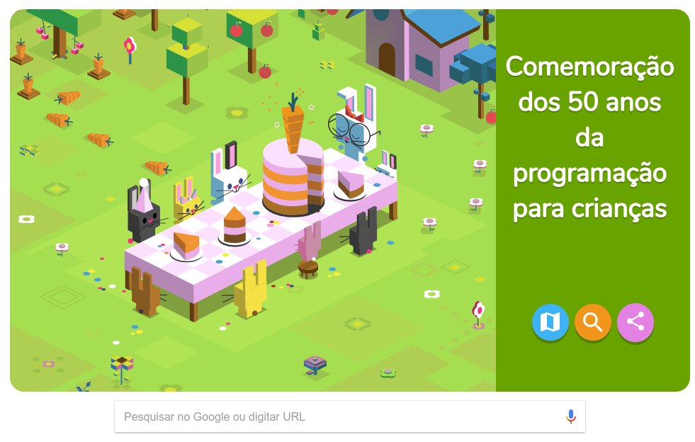 _Landare's tweet photo. muito legal esse novo doodle para o google programar as crianças https://t.co/znkHwVfGBX