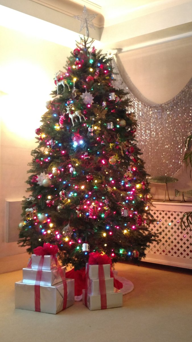 MariahCarey's tweet photo. Trimming our #nyc tree 🎄🎉🎀🎁💖 https://t.co/qRqM4fHrCU