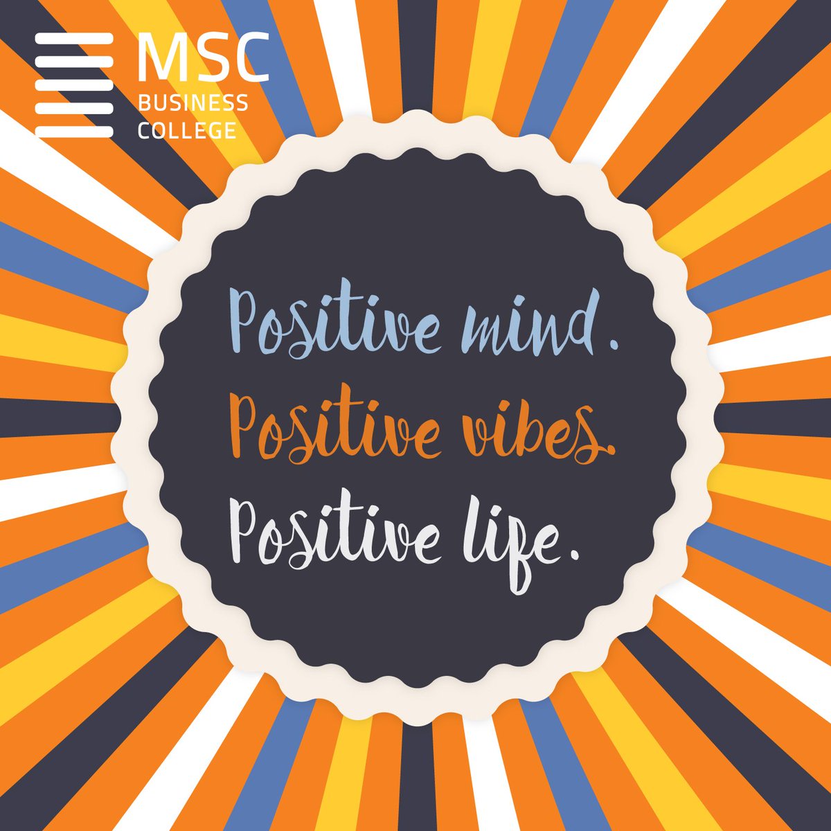 msc_edu_online's tweet photo. Goodmorning MSC Friends :) Have an amazing week ahead! #mondaymotivation #positivity https://t.co/ZEm284BNXy
