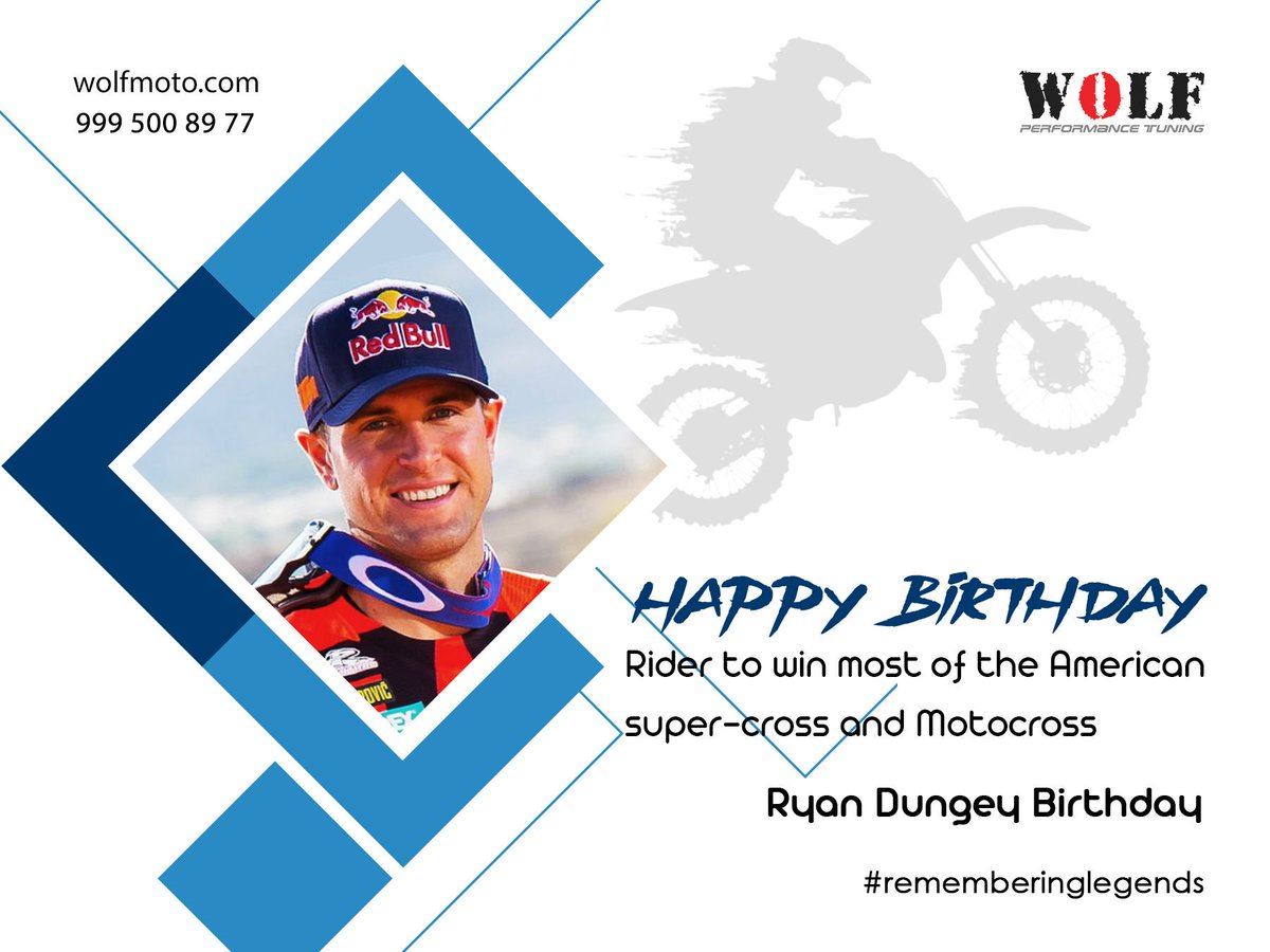 WolfRemap's tweet photo. Happy Birthday Ryan Dungey, the champion who has won every title in Motocross. With a total of 12 championships and 80 AMA wins, he is a true inspiration.
#HappyBirthday #ryandungey #supercross #motocross #sx #mx #champion #birthday #rememberinglegends https://t.co/nW7j6t5kQK
