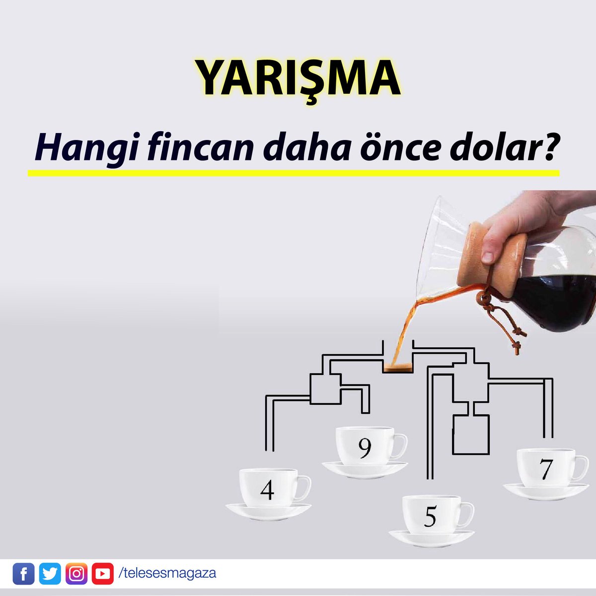 telesesmagaza's tweet photo. Pazartesi’ye hem beyin jimnastiği hem de bir yarışmayla başlamaya ne dersiniz? Soruya doğru cevap verip şartları gerçekleştiren 3 takipçimize istedikleri bir aksesuar hediye. Ayrıntılar... https://t.co/gqGmZkmfH8  #teleses #telesesmagaza #mutluiletisimler #yarışmazamanı https://t.co/F1Tw2H5GgF