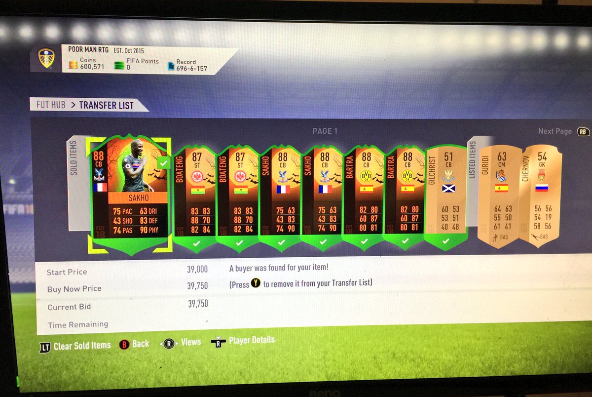 Nick28T's tweet photo. Such an insane week for the #PMRTG 

Elite 3 for the first time in FUT Champs and huge profits on our scare card investments! Goodnight ya beauties! 😴💤 https://t.co/lcRA2BwDqk