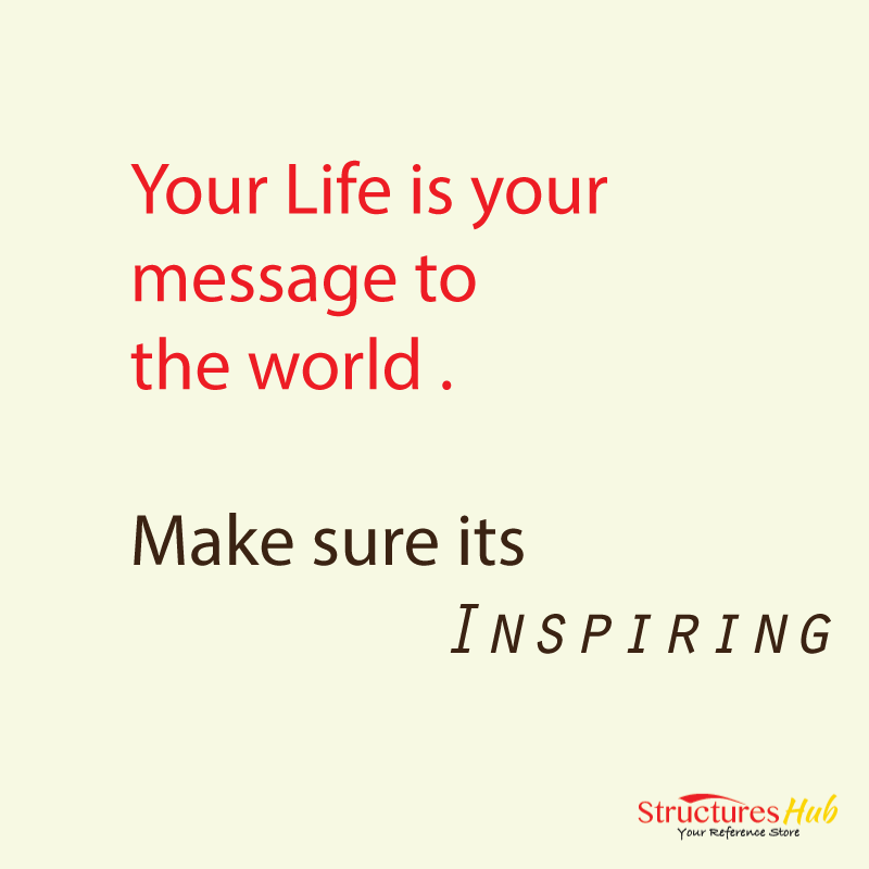 structureshub's tweet photo. #MondayMotivation

- Always Make your Life Inspiring
#MondayQuotes #Structureshub #Construction #Housing https://t.co/QVvpUTUv3G