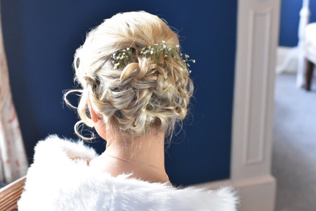 Beautiful bridesmaid Jane at <a href="/MulberryHouse/">Mulberry House</a>.  #weddinghair #bridesmaid #bridalhair #wedding #hairstylist #freelance