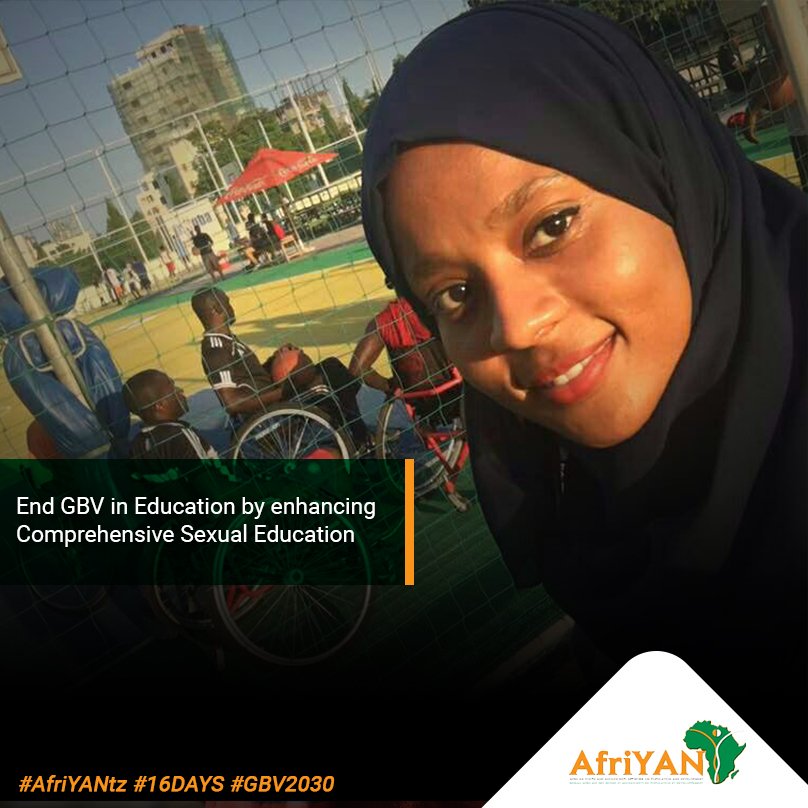 AfriYANTanzania's tweet photo. Advocate for #CSE to End #GBV2030 #16DAYS #AfriYANtz https://t.co/kh0FXaYFF3