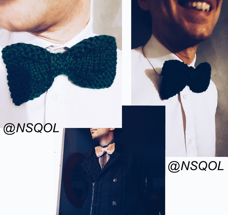 Labitrame's tweet image. Noeuds papillons tricotés #MenWear #FashionWear #ModeHomme #Mode #FashionDesign SHOP ici etsy.com/fr/shop/Nsqol #MondayMotivation