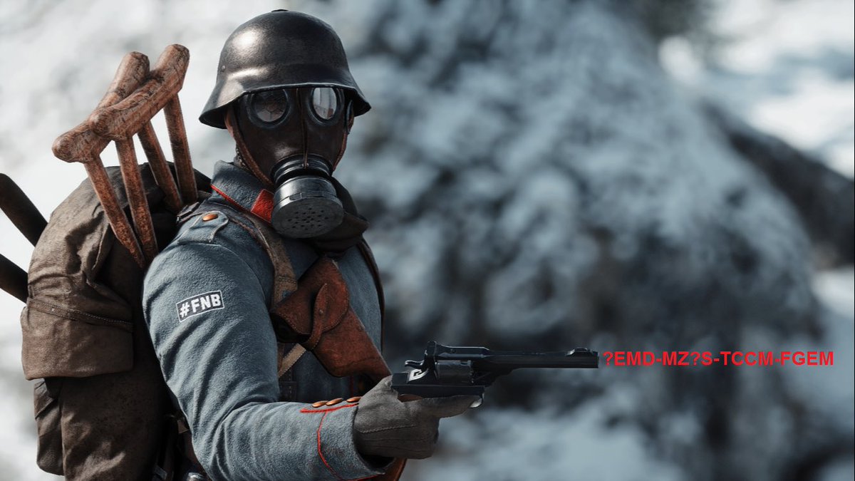 Chris177uk's tweet image. @Battlefield little challenge for you all... something missing here, replace the ? 🤯🤯🤯 screenshot from the one and only @LapisRadzuli ... yall let me know if you get it of course! 👍 #OriginCode #Battlefield1