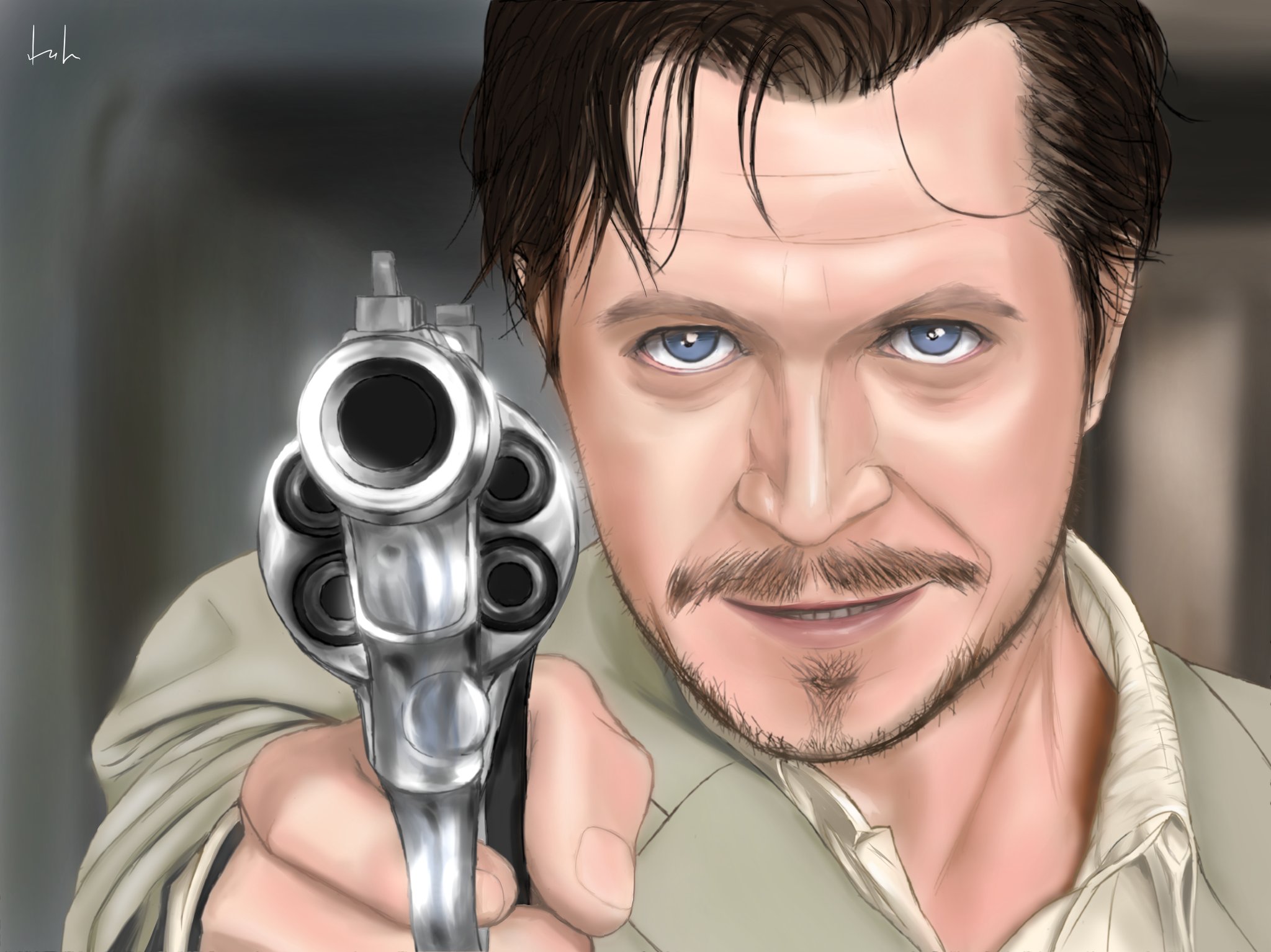 Twitter 上的 れっしぃ 映画 レオン のスタンスフィールド描いてみました Leon ゲイリーオールドマン T Co 47uqtnfsfo Twitter