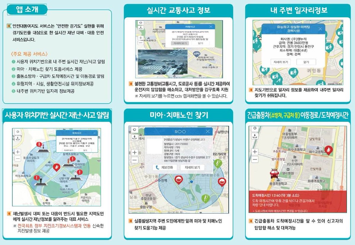 "경기 안전대동여지도" 앱 설치 하나로 내주변 안전상황 알수있어요..지금바로 설치해주는 센스 #성남시 #정자3동