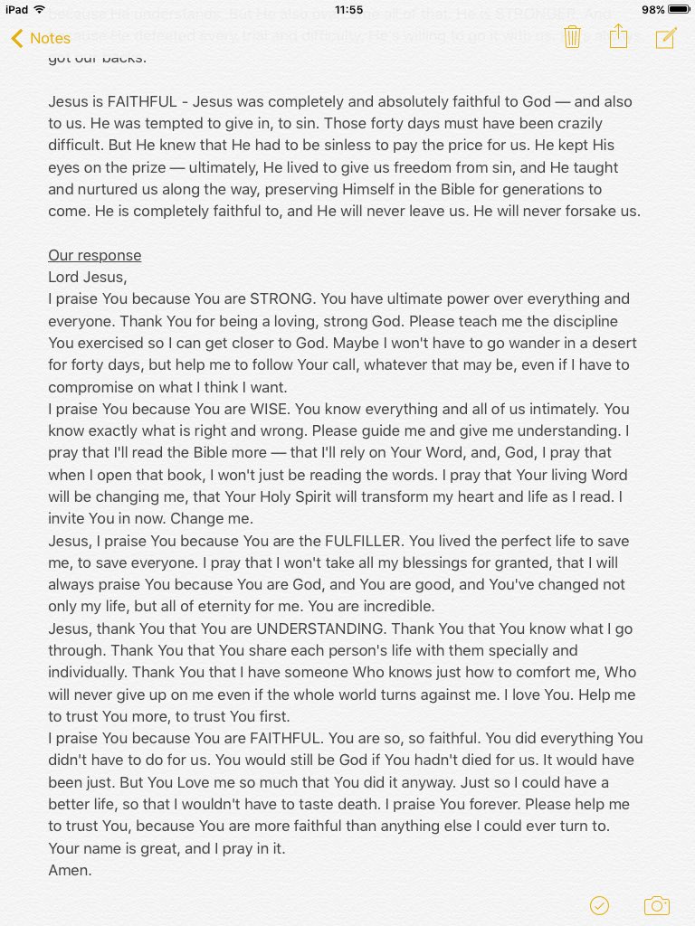 palindromes_pi's tweet image. DEC. 4 - a deeper look into Luke 4:1-13. Today, I&apos;m grateful that Jesus is FAITHFUL.

Which attribute are you thankful for?

#AdventAttributes