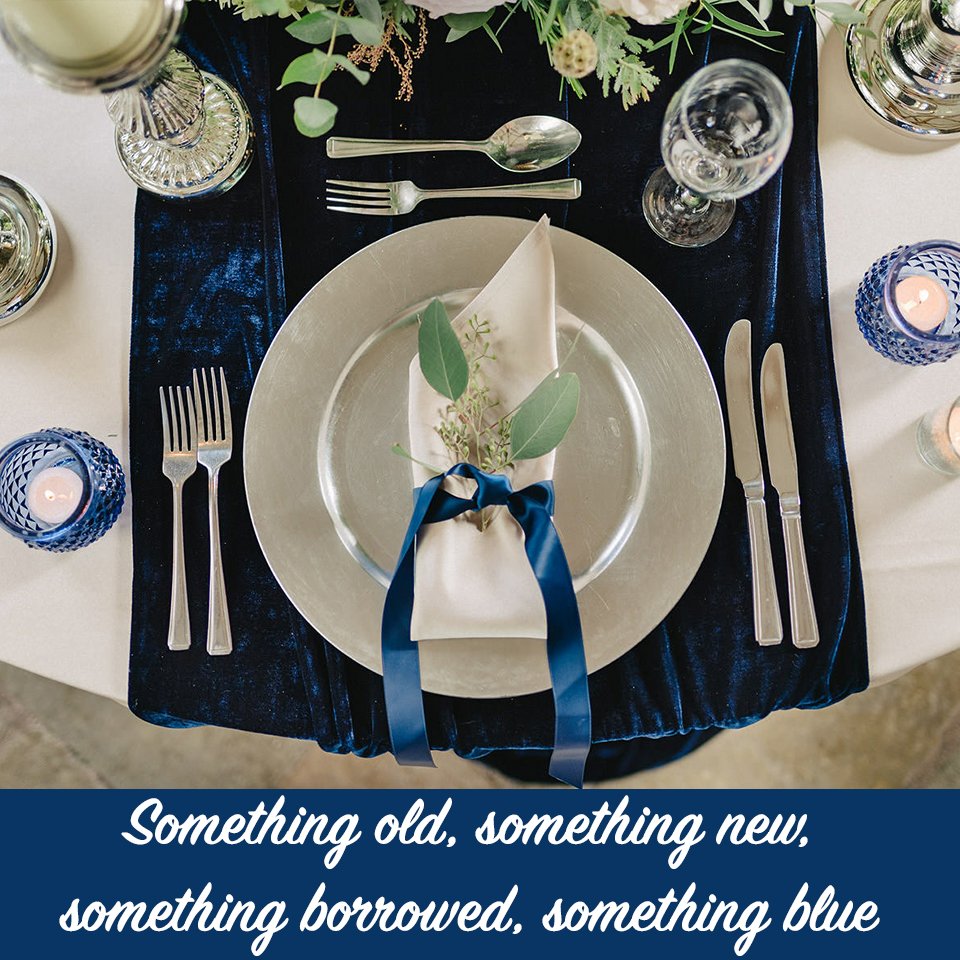 MagpieLinens's tweet image. 💙 Looking for something blue for your wedding day? Our navy-blue crushed velvet table runners offer a real touch of luxe!

Available to hire or purchase here: goo.gl/XAQmhj