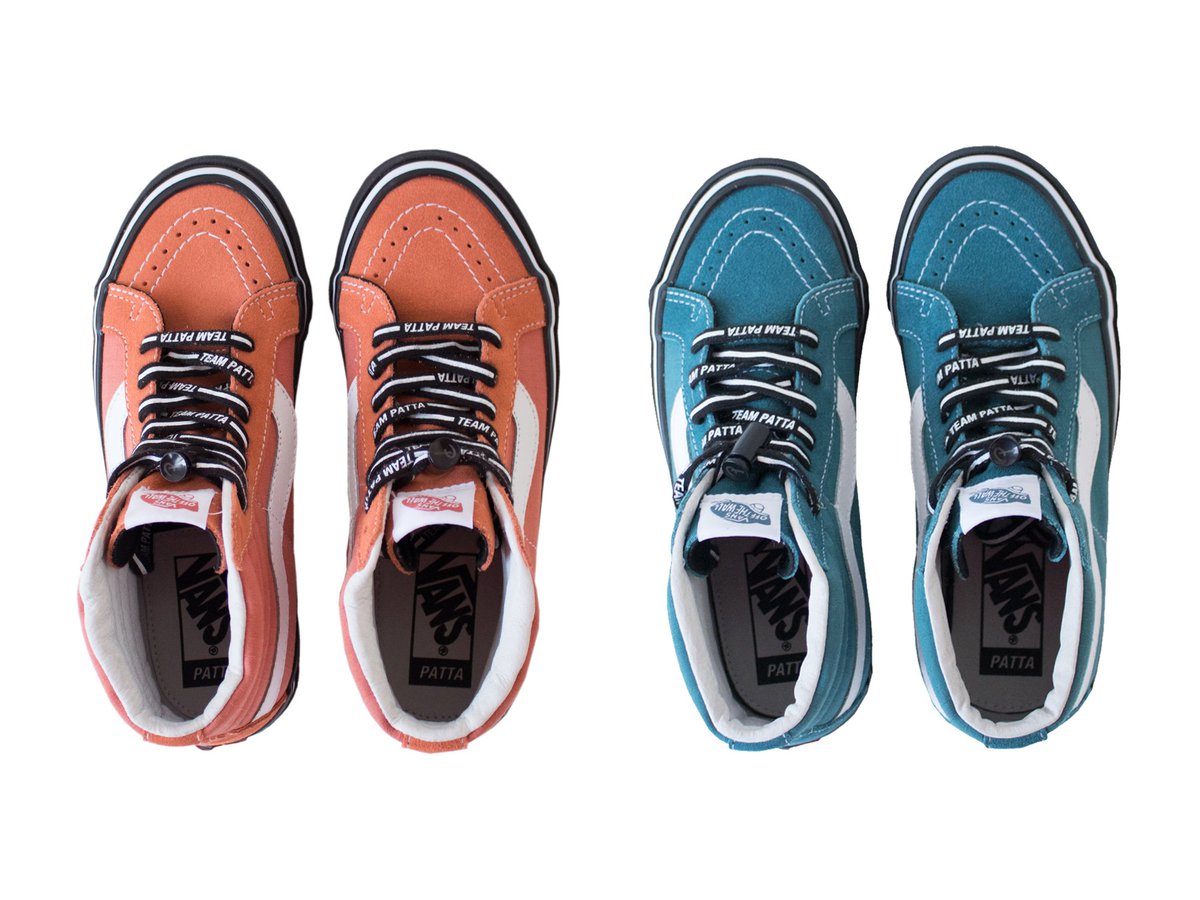 patta x vans sk8 hi pack