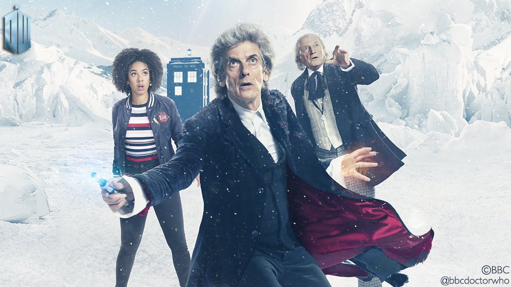 bbcdoctorwho's tweet image. Get your desktop/phone in the Christmassy spirit with these Twice Upon A Time wallpapers! » bbc.in/2Au6pv2
#DoctorWho