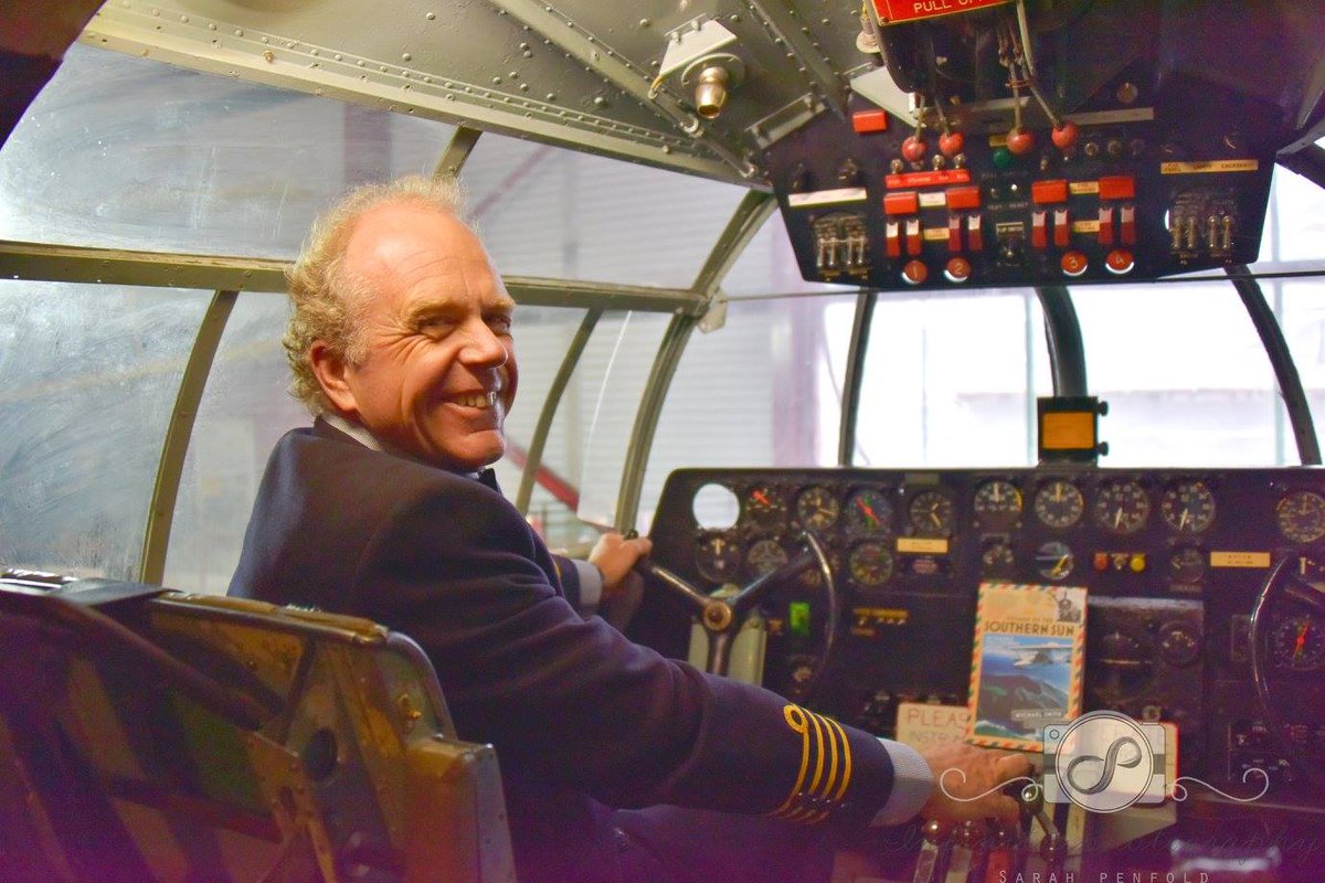 Amazing to meet adventurer Michael Smith at the opening of the Romance of the Flying boat exhibition! #voyageofthesouthernsun