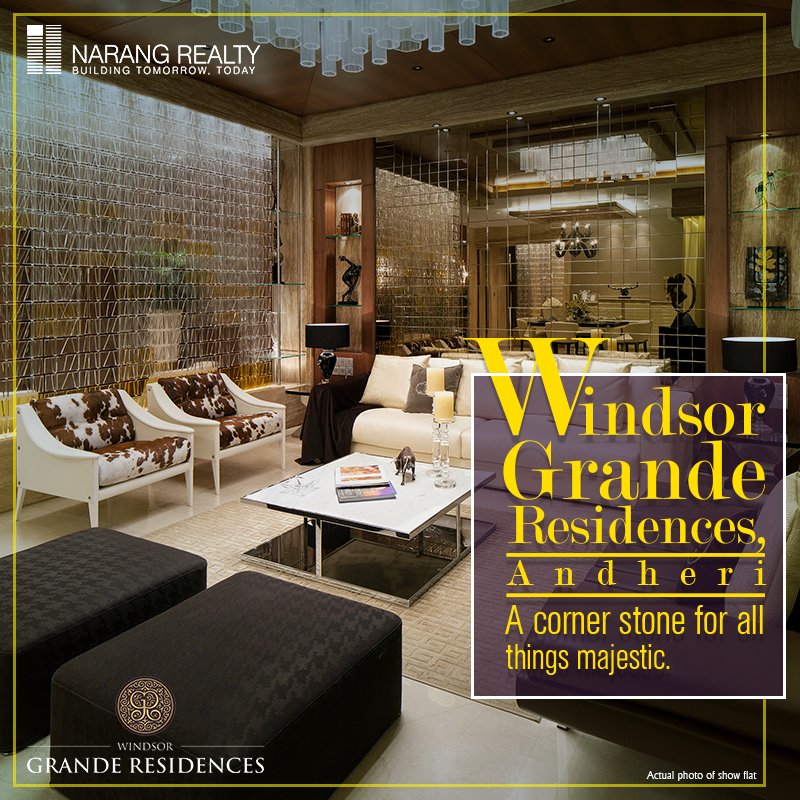 narang_realty's tweet photo. It’s a rarity to find a home cocooned in 70,000 sq. ft. of greenery &amp; serene water bodies, in Mumbai. Allow us to introduce you to #WindsorGrandeResidences in Andheri. Visit: https://t.co/XkyVEmUtHV

#NarangRealty #WindsorGrande #LivingRoyal #Andheri https://t.co/DpyS8X7B2F