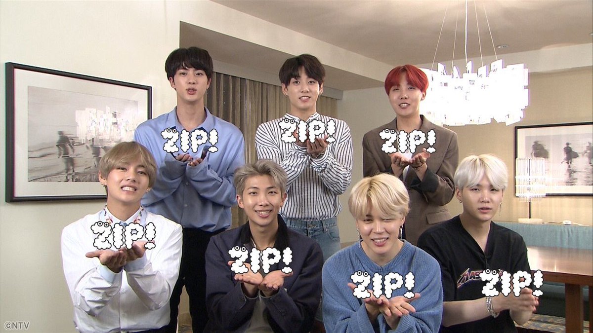 みってぃー バンタンzipポーズ ゆんちゃんが手をあわせとる所すき 明日のzip Showbizコーナー は Bts 防弾少年団 Ama単独ステージのウラ側 Zipバンタン Zipバンタン Zipバンタン