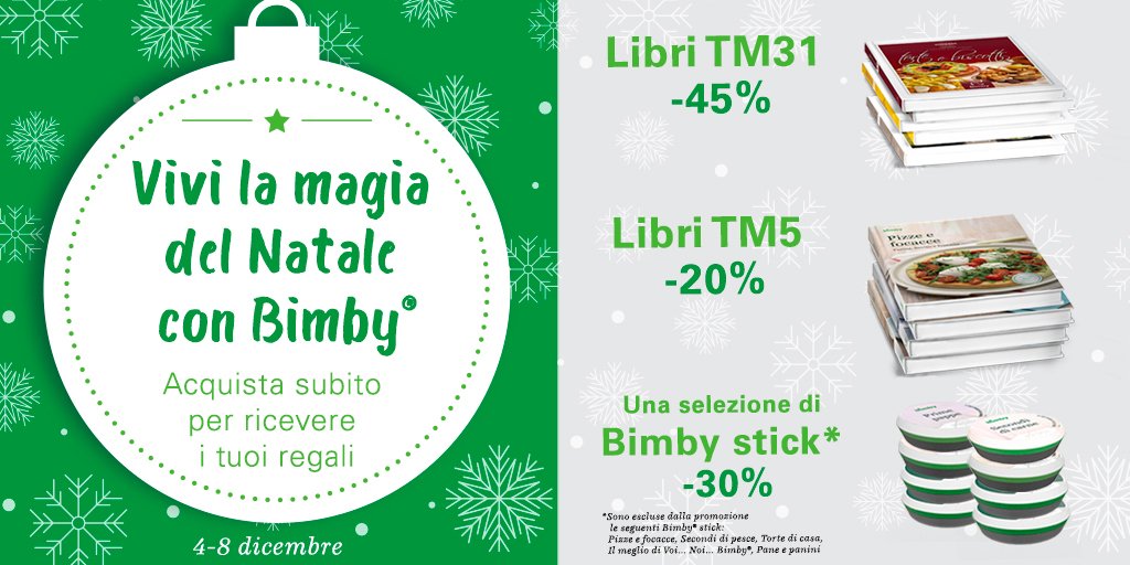 Regali Di Natale Con Il Bimby.Bimby Italia On Twitter Natale E Tempo Di Regali Approfitta Delle Offerte Speciali Di Bimbyshop Per I Tuoi Regali Firmati Bimby Https T Co F9cpkwprfe Https T Co 9fphsdi9vq