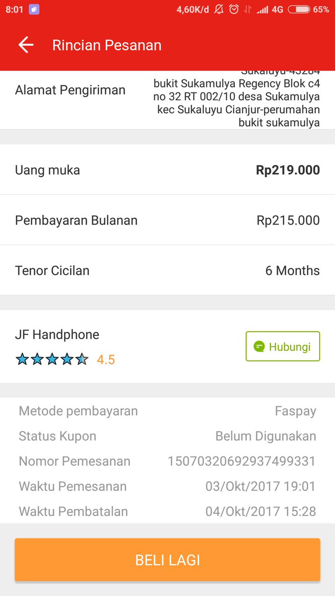PramaMachmudin's tweet photo. @AkulakuCare minta dibantu min , pesanan dibatalkan sudah 2 bulan tp tdk ada tombol refund https://t.co/uLVMYm88Zv