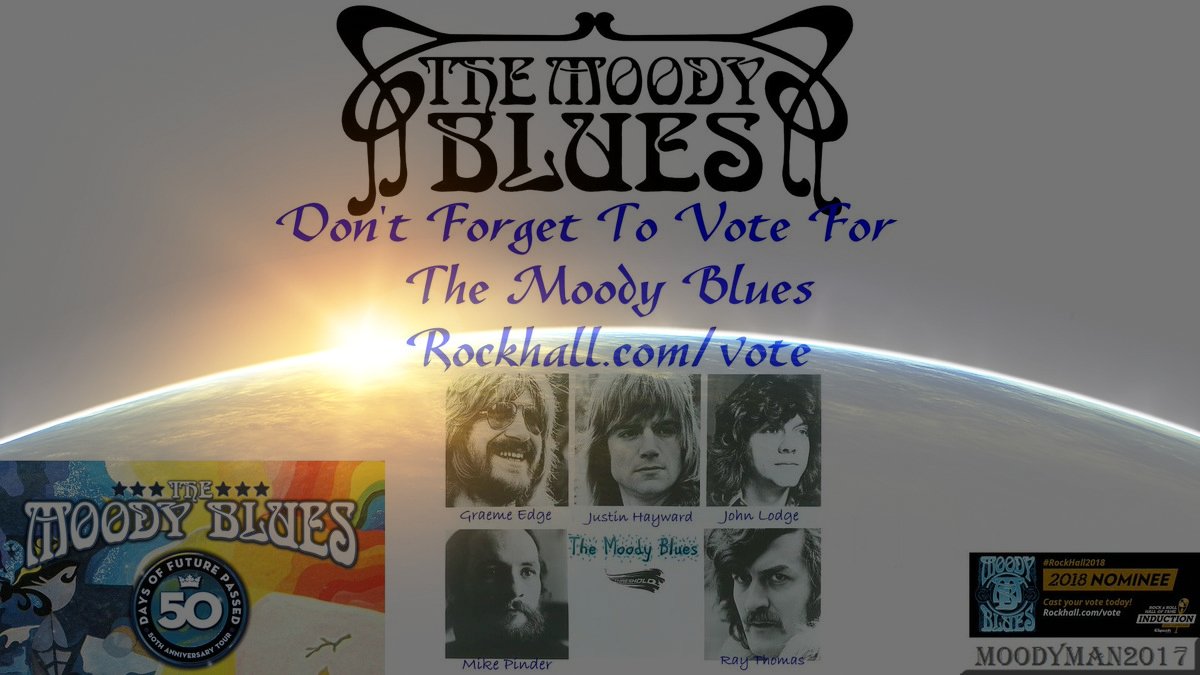 moodyman1956's tweet photo. I've just voted for The #MoodyBlues Rock &amp; Roll Hall Of Fame. Here are the latest standings. https://t.co/5ObnsnFAIk … … … … #GraemeEdge @haywardmusic @JohnLodgeMusic @MoodyTron @fromMightyOaks @MoodyBluesToday  DON'T FORGET TO VOTE https://t.co/D8V2EsDLkz