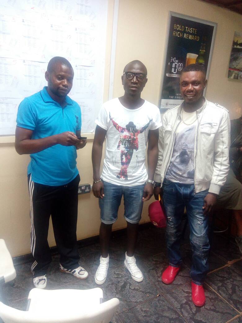 SokaScoreBoard's tweet photo. @mukuka_nicolas with two former Power Dynamos players Jean Lomani and Gibson Shikilwa at ADS. #PowerLegends https://t.co/2R7UU84Vox