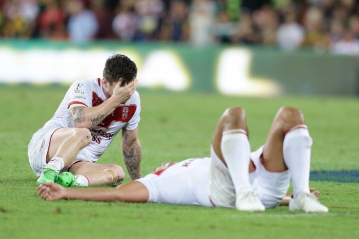 YEPSportsdesk's tweet photo. ‘Exhausted’ @England_RL's World Cup final efforts lauded by coach Wayne Bennett
https://t.co/Fq0hM5OAeE
#RLWC2017 #RLWC2017Final https://t.co/q8fZ2teD9y