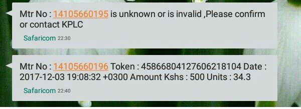 MwasiaDaniel's tweet photo. @KenyaPower I bought 500 tokens but erroneously wrote the wrong last digit. I made another transaction after that. How do I get the refund? https://t.co/HsIbeVIQJg