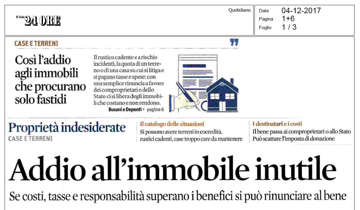 Cristiano delloste on twitter: chiamatela, se volete, mossa della ... Imposte donazione immobile
