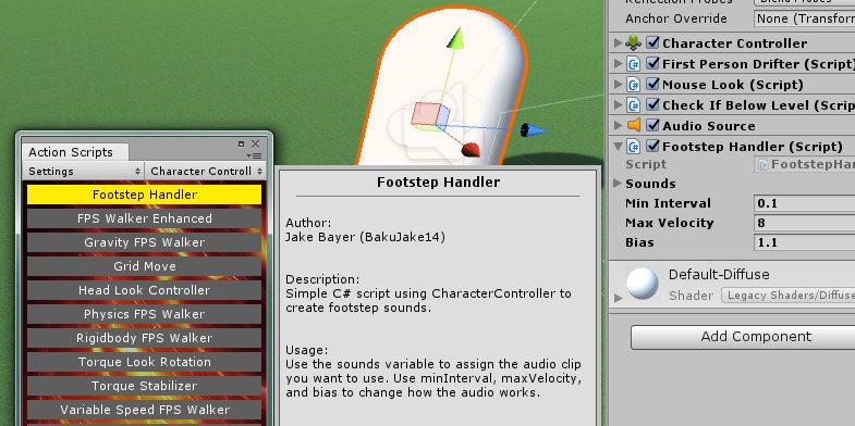 TheMeshMaker's tweet photo. No need to dig through your project looking for a script, or having to remember its name, they're all accessible through Action Scripts. Sorts by category, pinned, recently used and hidden states. Find out more: https://t.co/y7lXnDvu77 #Unity5 #Unity3D #unityassetstore #gamedev https://t.co/jCFGK8l1cV