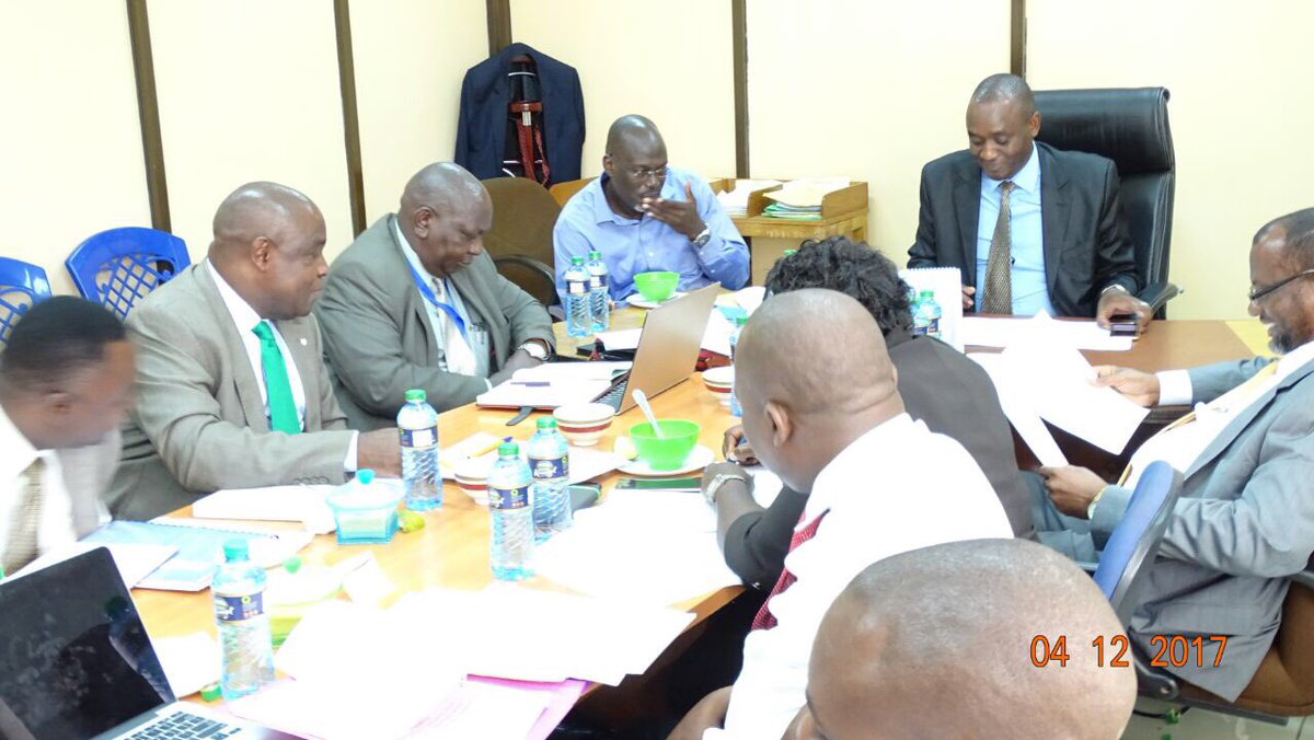 NWHSA_KE's tweet photo. #PC2017/18. Strategy & Business Development Board Committee Chair Eng. Sidai, Ag. Md Dr(Eng.) Ali and the GMs are in attendance https://t.co/sjevw1z37Z