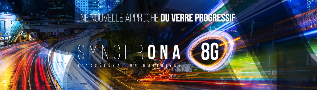 La famille Synchrona s’agrandit.
Le Synchrona 8G est maintenant disponible !
Ce nouveau verre progressif incluant une technologie inédite s’inscrit dans une lignée de 20 ans d’innovations. novacel-optical.com/index.php/verr…