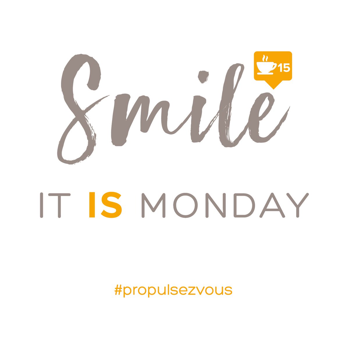 PropulsCom's tweet photo. C'est lundi on sourit ! La #TeamPropuls est à 100% pour cette nouvelle semaine ! Et vous ? #TeamPropuls #WE #Monday #HappyDay #AgencyLife #PropulsCom #Propulsezvous https://t.co/iiKzcceswl