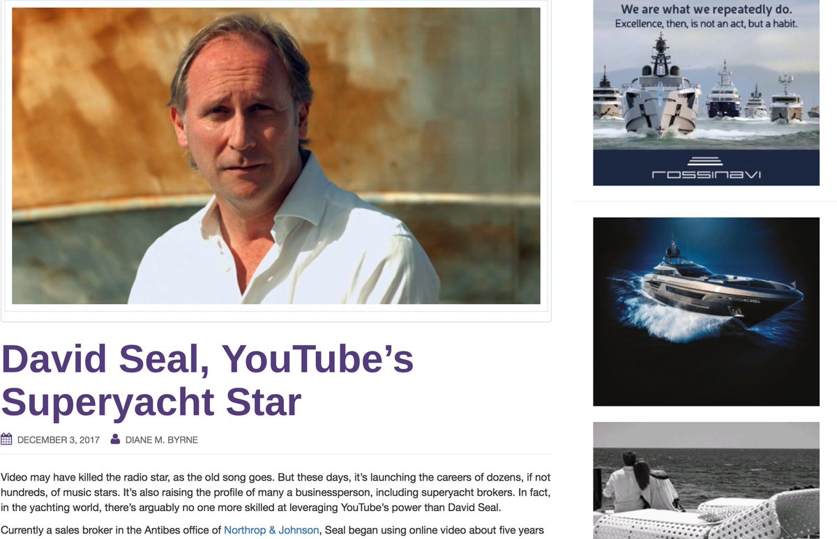 YachtsForSalebl's tweet image. Many thanks to @MegayachtNews for this very flattering article. #youtube #yachtsforsale #videomarketing #luxuryyacht megayachtnews.com/2017/12/david-…