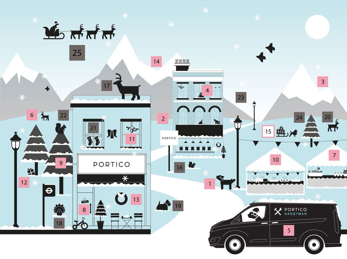 PorticoProp's tweet photo. Have you open today's door on our #Advent Calendar? A little birdie told us it has something to do with a #free bottle of wine! https://t.co/TKokS7m1Fk #AdventOffers @masalazone https://t.co/ojDS2qwsM2