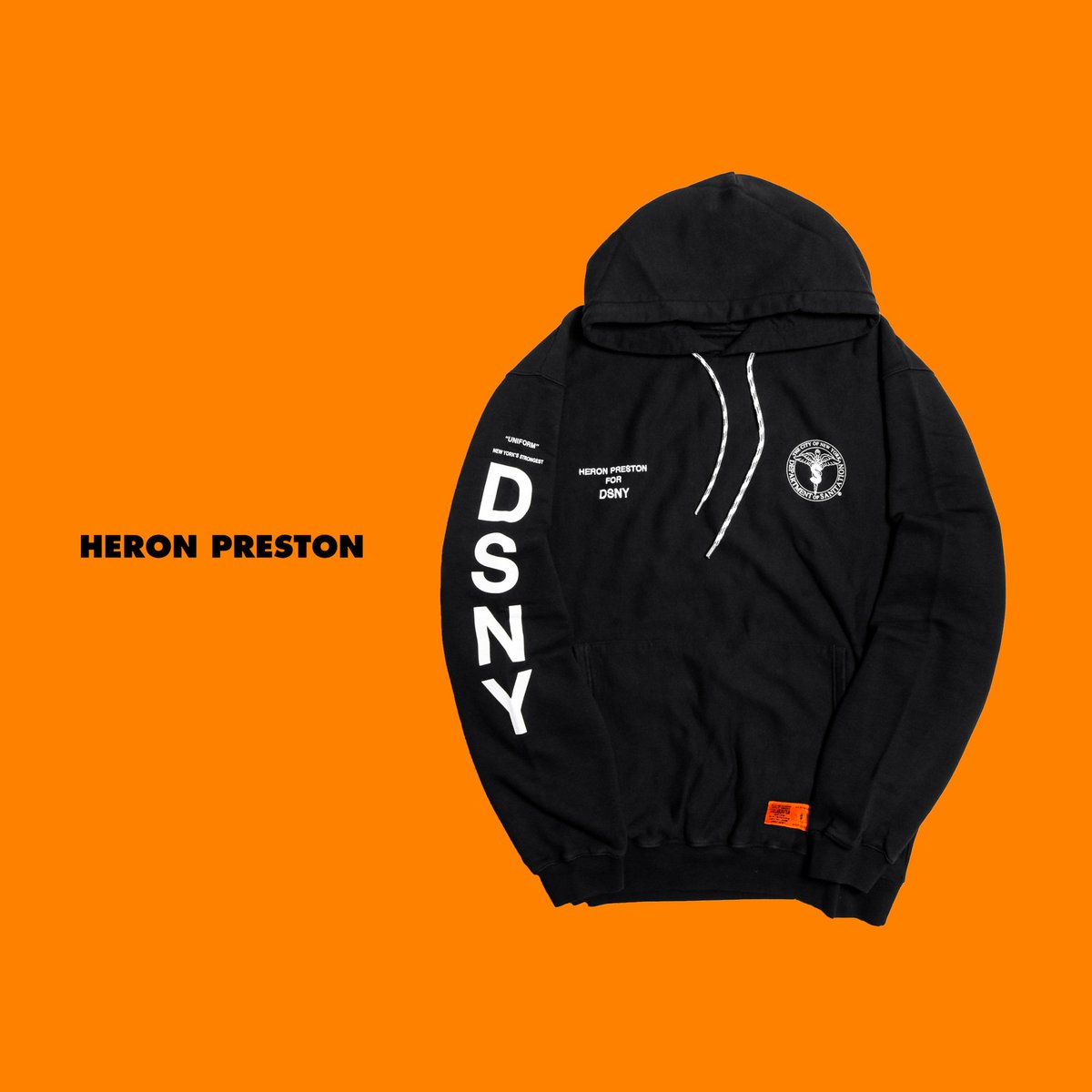 【希少】HERON PRESTON × DSNY コラボ パーカー