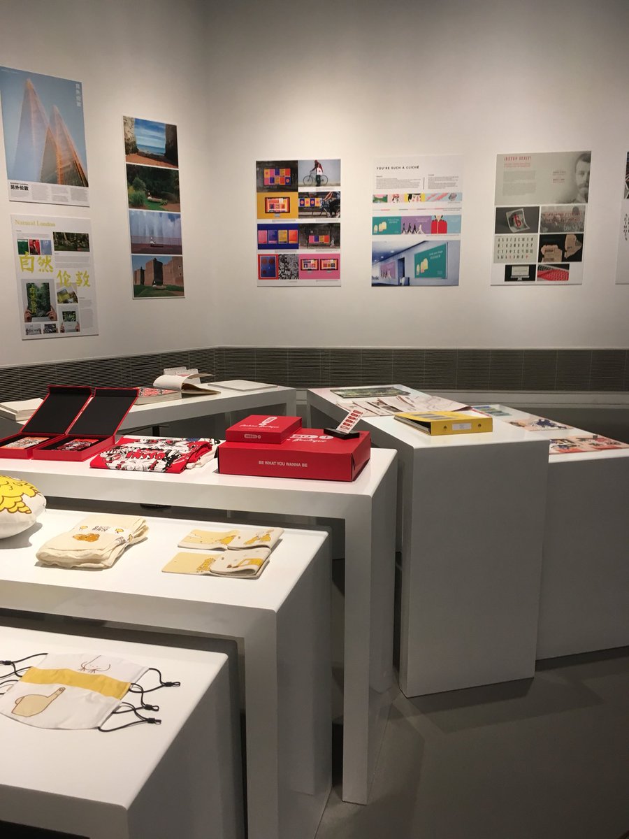 DavidCrow50's tweet photo. Chelsea graphics students on show in Shanghai alongside great work from US, Japan, Germany... https://t.co/aO42fZnbMi