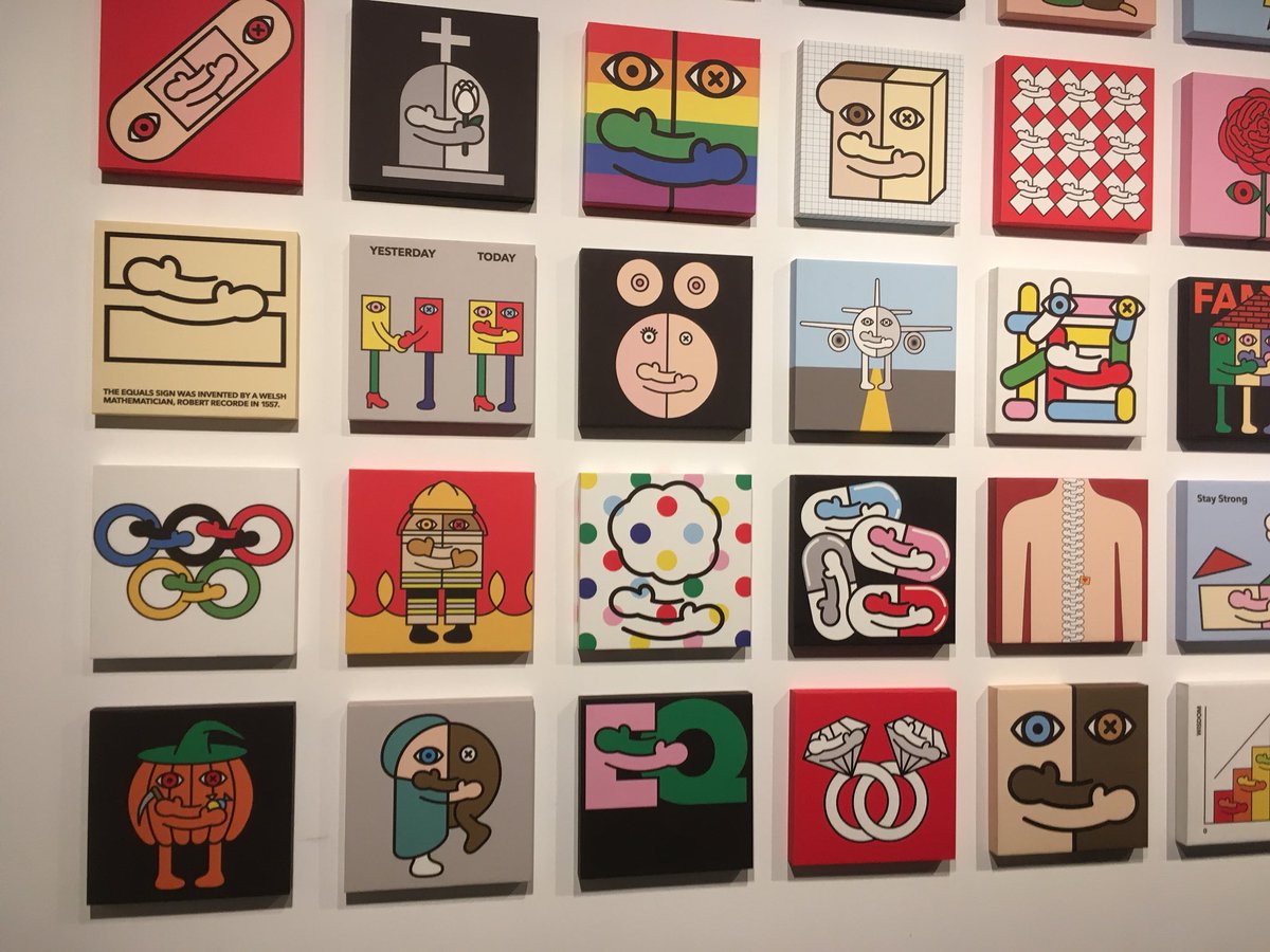 DavidCrow50's tweet photo. Chelsea graphics students on show in Shanghai alongside great work from US, Japan, Germany... https://t.co/aO42fZnbMi