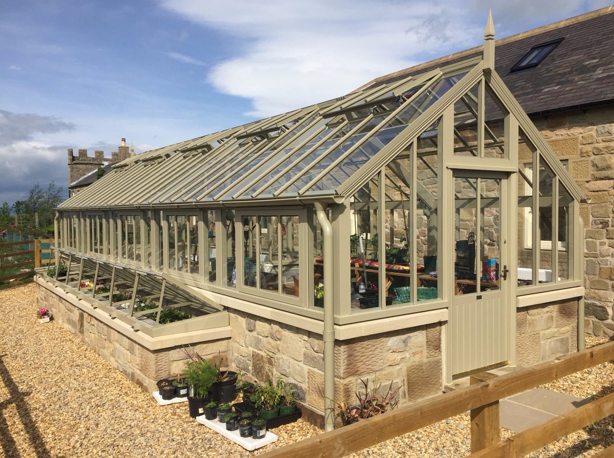 WhiteCottageLB's tweet photo. Our #greenhouseoftheday, a Victorian Lizard Grey greenhouse with coldframes #gardening #keepthecoldout #christmas #present #flowers #greenhouse https://t.co/cgrjhq4eUK