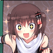 256色に圧縮してはいけない画像の典型例 キャラもグラデも多いのに256にするとこうなる 3枚目は圧縮前 