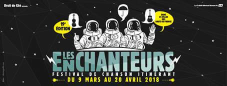 ccculte's tweet photo. 19e édition du #festival Les Enchanteurs : du 9 mars au 22 avril 2018 - Ça C'est Culte https://t.co/7A9zYbxYSk @ccculte #chanson #meliSsmelL #presqueoui #lesfatalspicards #nicolasjules #lesfouteursdejoie https://t.co/s1YN4qfAeW